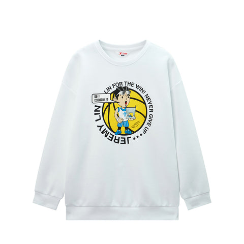 Jeremy Lin™ White XTEP Sweatshirt